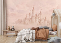 Castle Dreams – Haalistunut ruusu -seinämaalaus