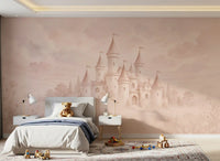 Castle Dreams – Haalistunut ruusu -seinämaalaus