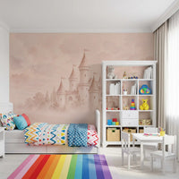Castle Dreams – Haalistunut ruusu -seinämaalaus