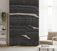 Wandbild „Monochrome Fluid Layers“