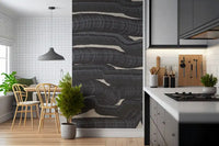 Wandbild „Monochrome Fluid Layers“