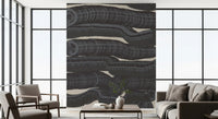 Wandbild „Monochrome Fluid Layers“
