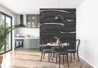 Wandbild „Monochrome Fluid Layers“