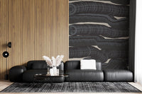 Wandbild „Monochrome Fluid Layers“