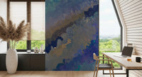 Abstraktes Wandbild „Cerulean Layers“