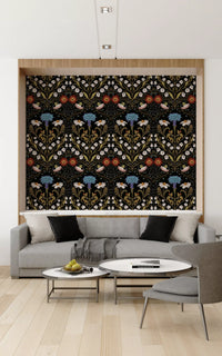 Papel tapiz Spectral Bloom and Ghostly Foliage