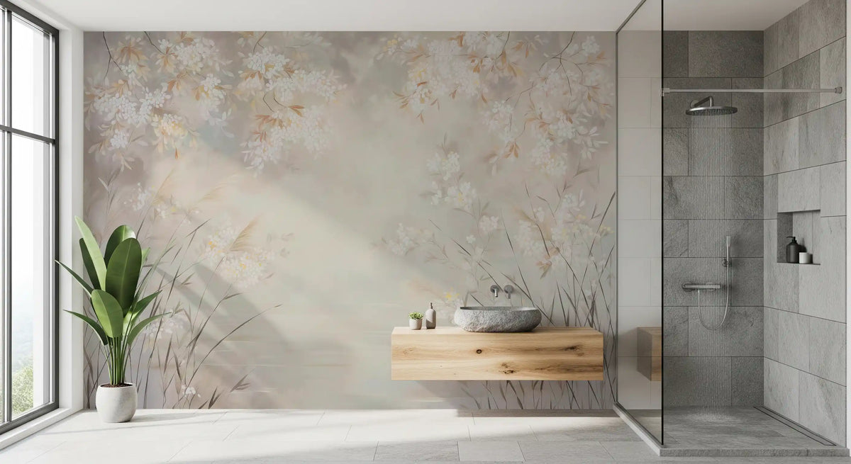Murale da parete Minimalist Garden Drift