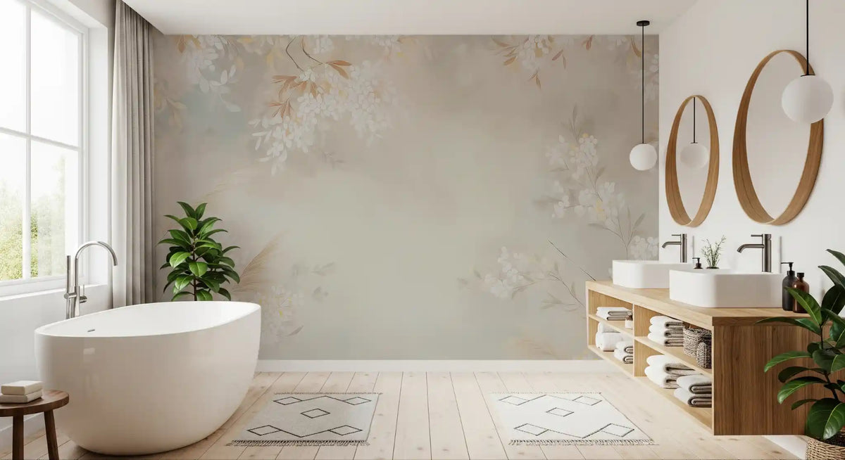 Murale da parete Minimalist Garden Drift