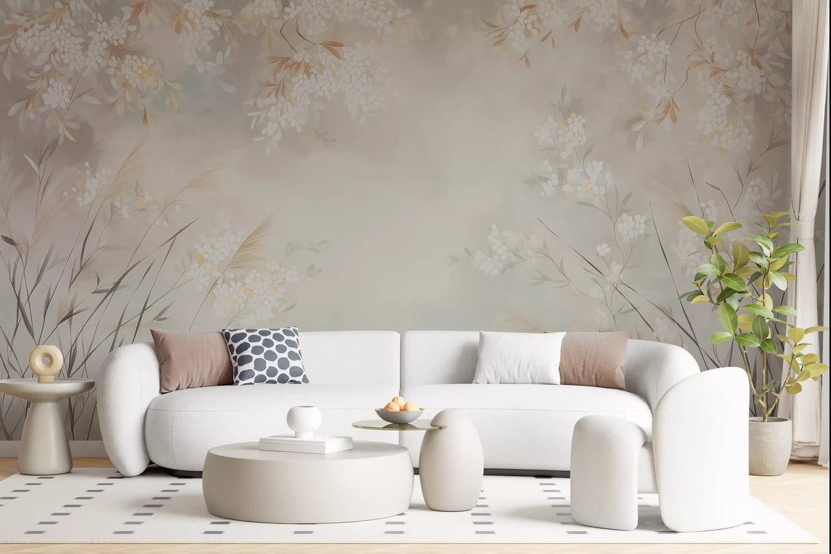 Murale da parete Minimalist Garden Drift