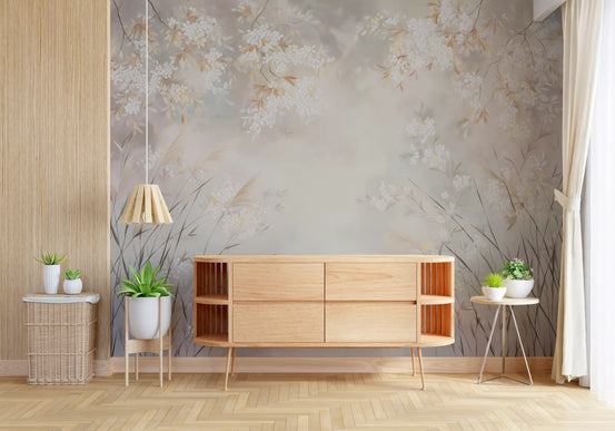 Papier peint mural panoramique Minimalist Garden Drift