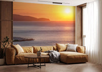 Wandbild „Ruhiger Horizont in der Dämmerung“