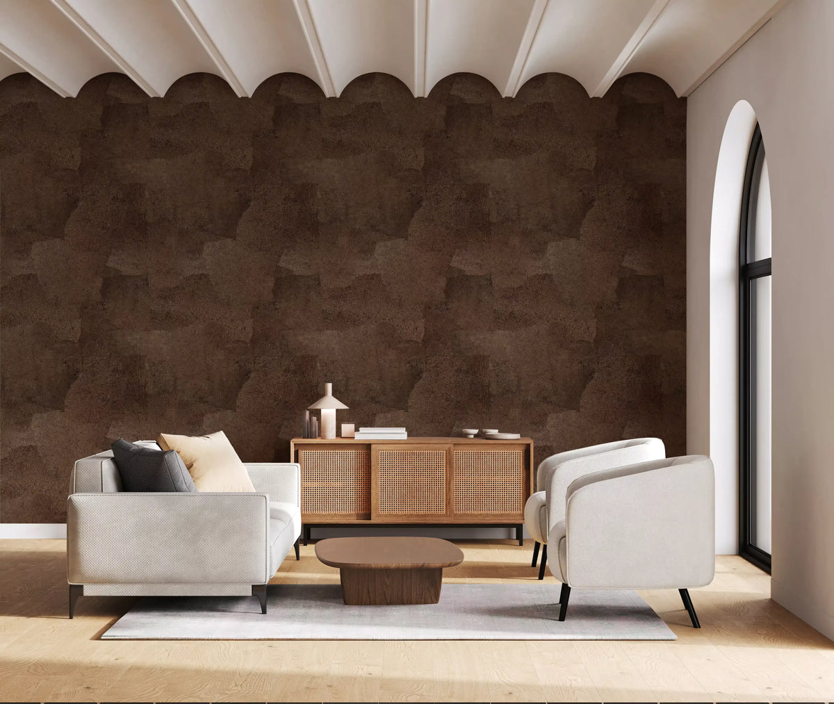 Torn Leather - Sable-tapet