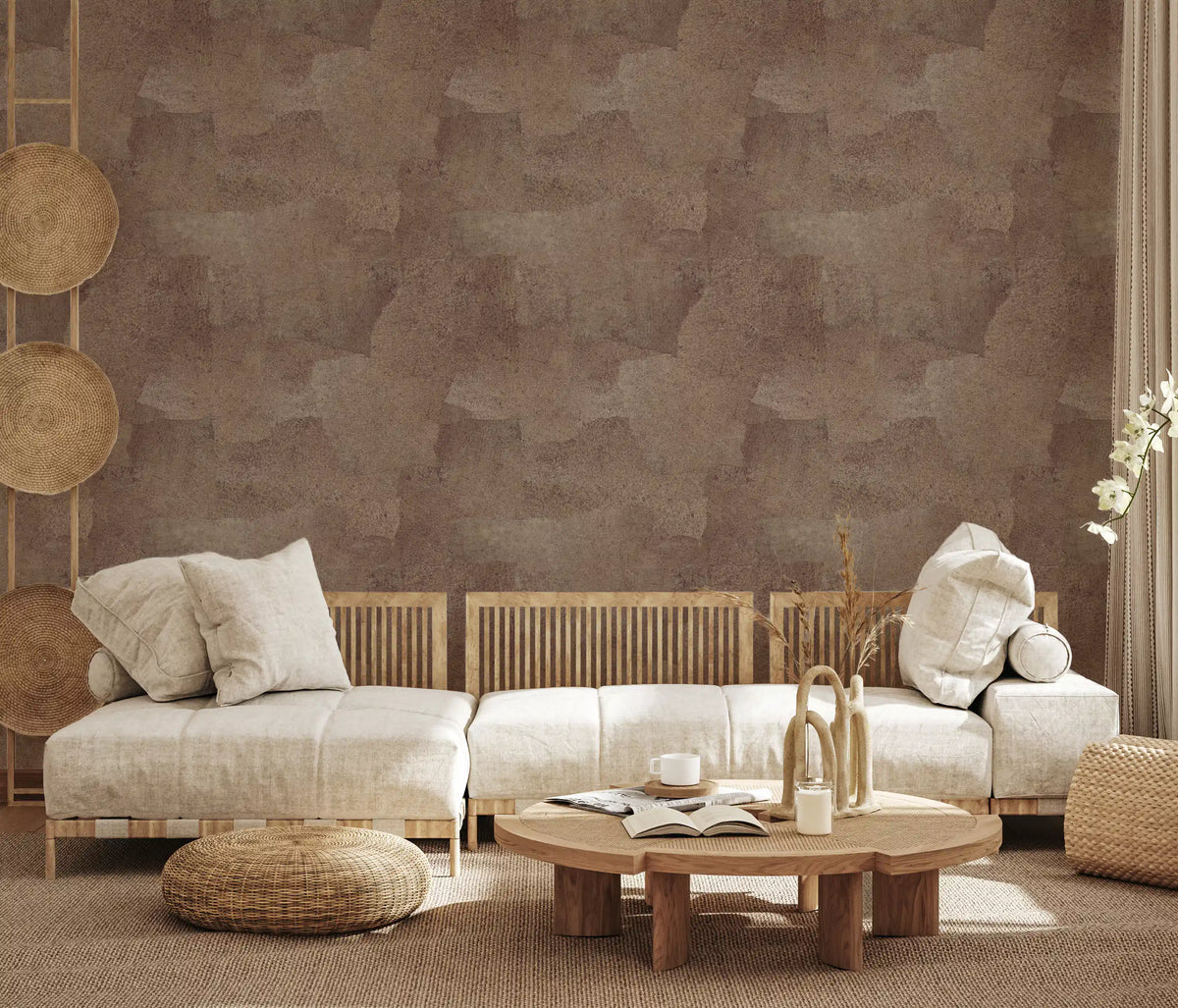 Torn Leather - Blush Tapete