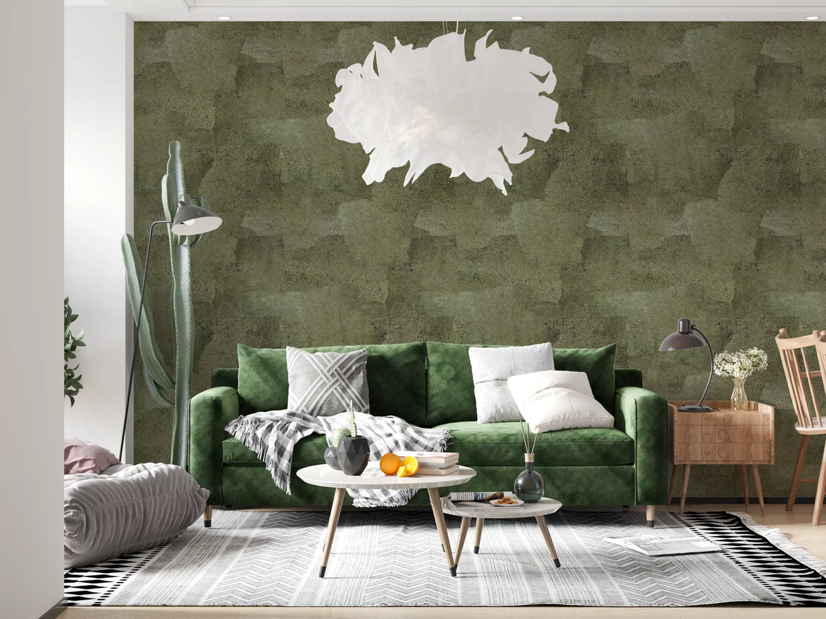Torn Leather - Flechten-Tapete