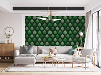 Tapete mit minimalistischem Blattgitter-Design
