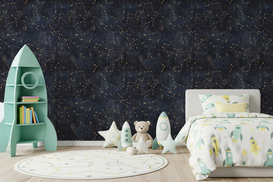 Papier peint Eternal Star Atlas - Minuit⁠
