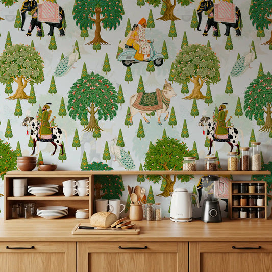 Papier peint mural Ananya indien