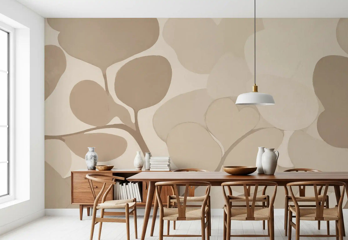 Mural de perete Emils Bouquet - Sepia