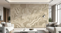 Lunar Drift - Smoke Wall Mural