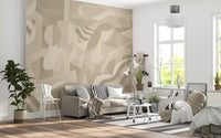 Lunar Drift - Smoke Wall Mural
