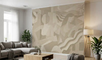 Lunar Drift - Smoke Wall Mural