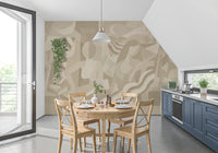 Lunar Drift - Smoke Wall Mural