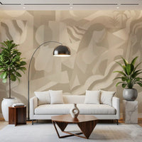 Lunar Drift - Smoke Wall Mural
