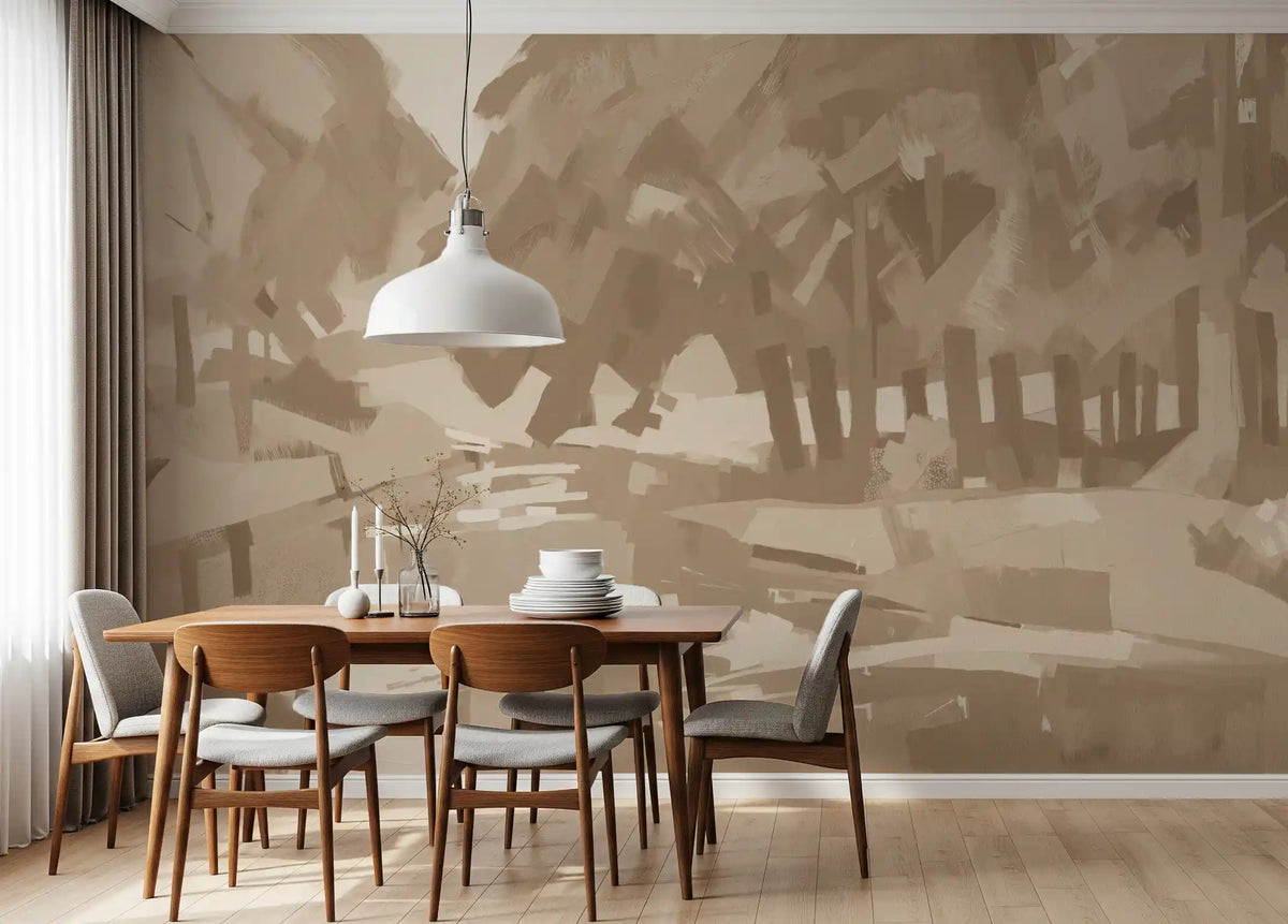Velvet Forest - Sepia Wall Mural
