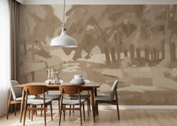 Velvet Forest - Sepia Wall Mural