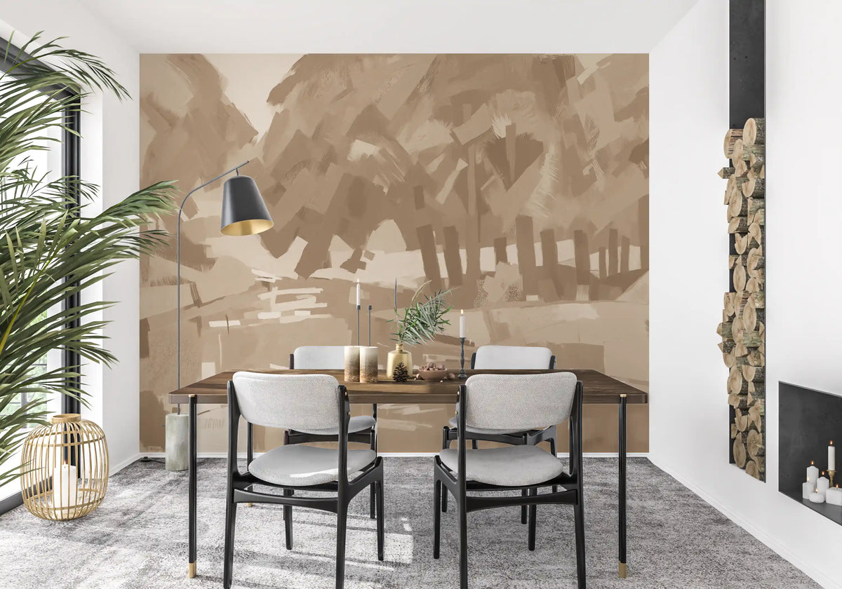 Velvet Forest - Sepia Wall Mural
