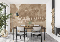 Velvet Forest - Sepia Wall Mural