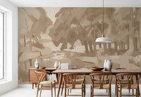 Velvet Forest - Sepia Wall Mural