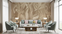 Amber Muse - Sepia Wall Mural