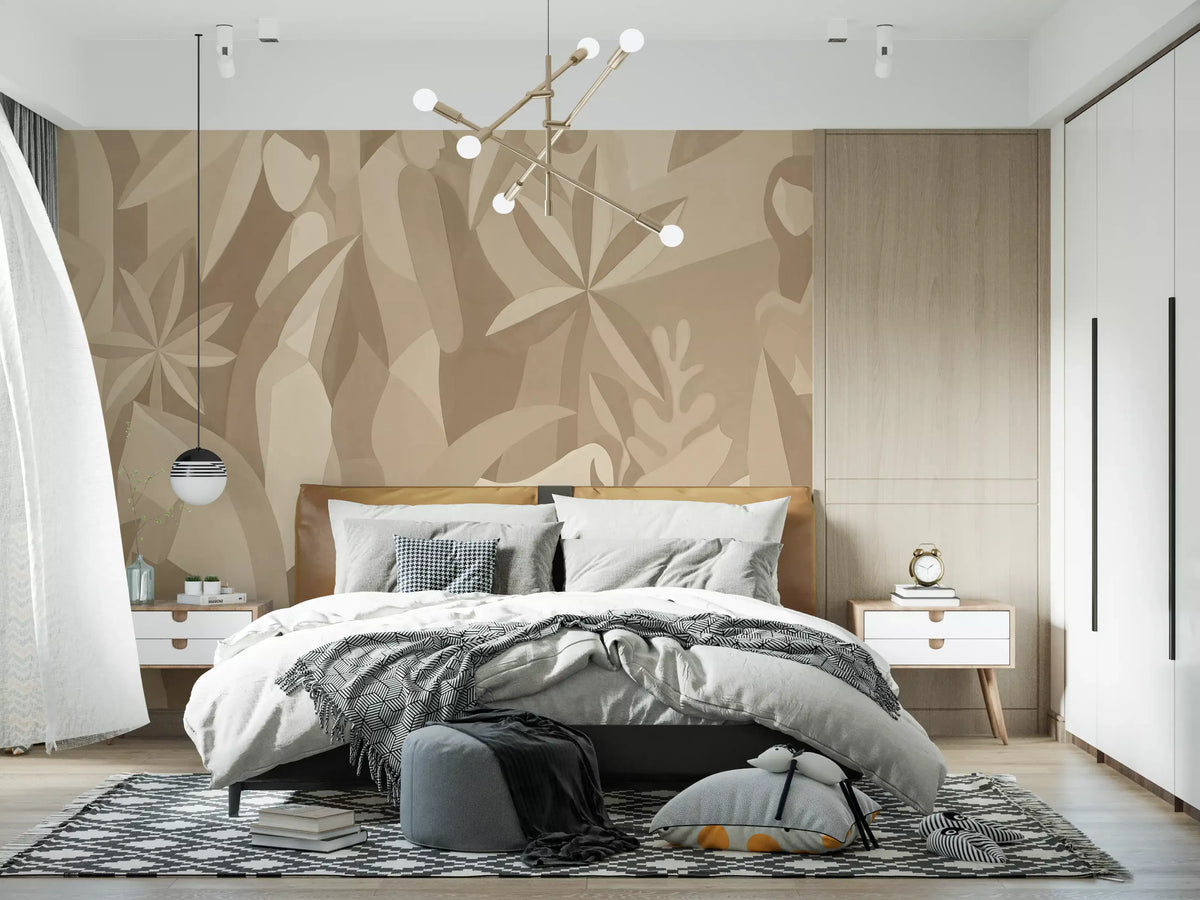 Amber Muse - Sepia Wall Mural