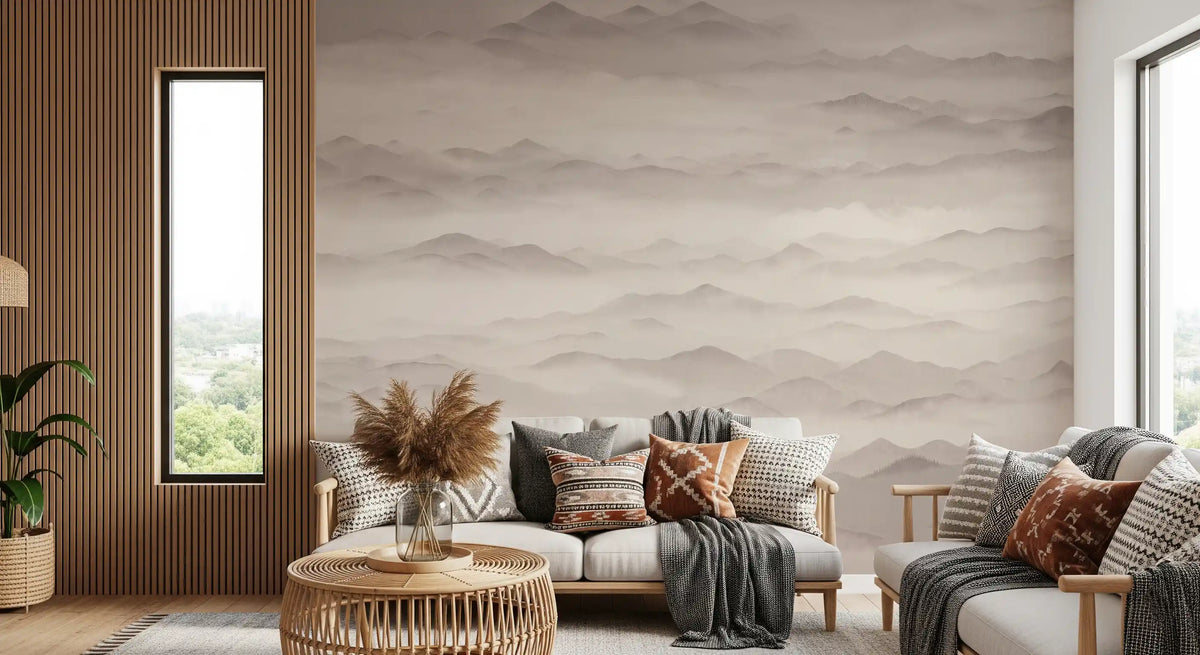 Roerich Twilight - Smoke Wall Mural