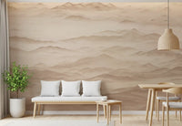 Roerich Valley - Sepia Wall Mural
