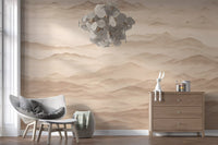 Roerich Valley - Sepia Wall Mural