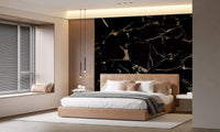 Midnight Marble Vein Wall Mural