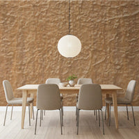 Papier peint panoramique en pierre texturée beige chaud
