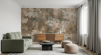 Wandbild „Vintage-Ginkgoblatt in warmem Bernsteinton“