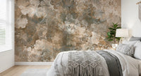 Wandbild „Vintage-Ginkgoblatt in warmem Bernsteinton“