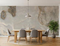 Wandbild mit abstrakten Steinplatten