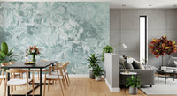 Warmes botanisches Blumen-Wandbild