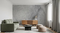 Minimalist Grey Marble Slab Wall Mural