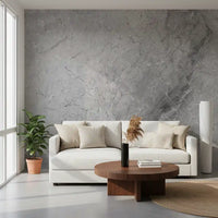 Minimalist Grey Marble Slab Wall Mural