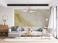 Mural de pared con textura de piedra con vetas doradas