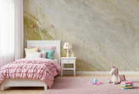 Mural de pared con textura de piedra con vetas doradas