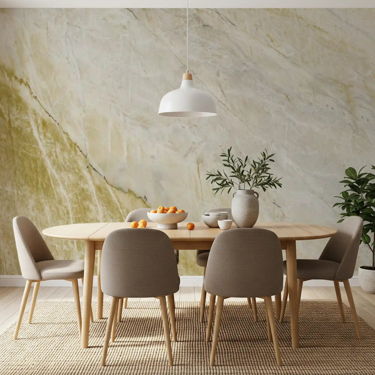Mural de pared con textura de piedra con vetas doradas