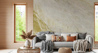 Mural de pared con textura de piedra con vetas doradas