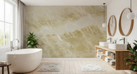 Wandbild in Natursteinoptik mit goldenen Adern